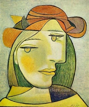 Portrait de femme 2 1937 Cubist Oil Paintings